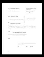 Notice of Intent