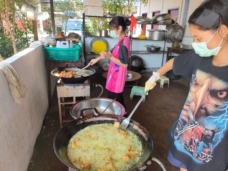 Meal time at the SAW orphanage