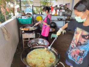 Meal time at the SAW orphanage