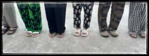 Karen refugee flip-flops