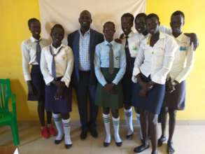 Daniel with Lion Group - South Sudanese Scholars
