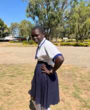 Shara at school in 2023