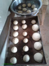 Brioche ready to be baked