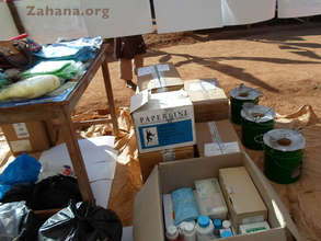 Medical supplies for the new health center
