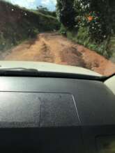 Navigating roads in the rainy season