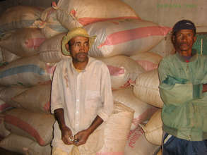 Zahana's communal rice storage building