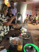 Teaching the pastry class