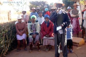 Our most active memeber getting hold of a mic...