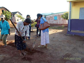 Digging a new veggy garden
