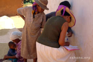 Signing contract for Fiareanana's women's group