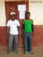 Checking out the lists on the door for the exam