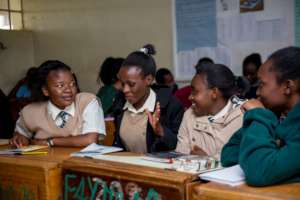 EFAC girls love school!