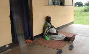 Expectant mother waiting for her baby to come