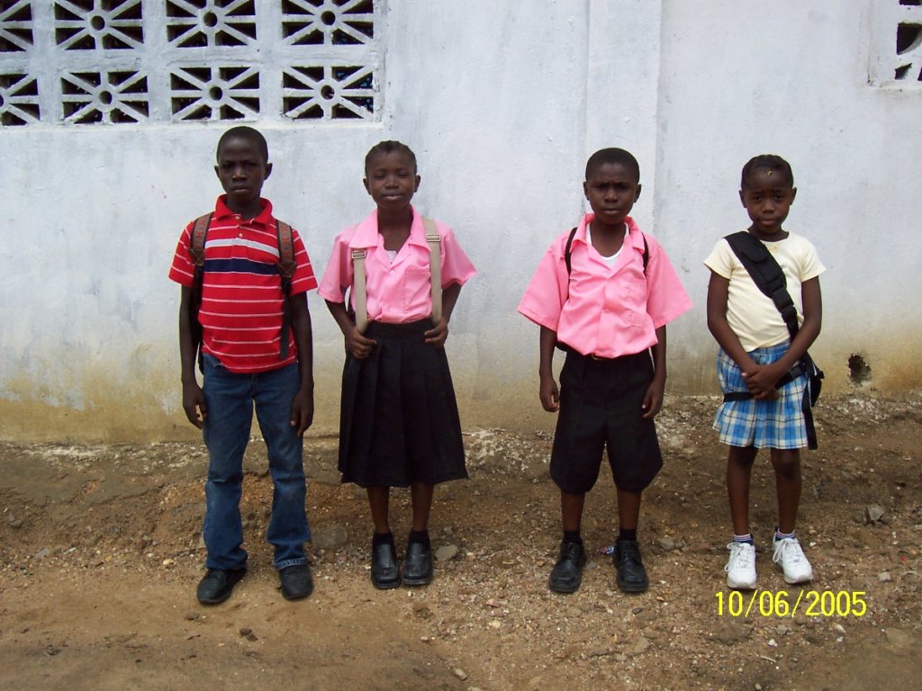 We are going to school because of you!