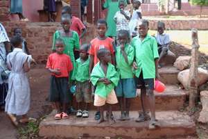 South Sudanese refugee children living in Uganda