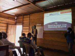 Our team provides a COVID-19 training in Cameroon