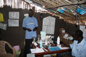 Medicines hand out unit