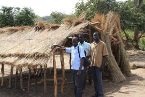 Francis, a soil block trainer visited Mairo school