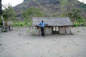 Ochieng visiting Mairo school