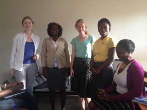 Two GlobalGiving Volunteers visited HO in Kampala.