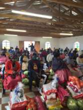 Community awareness day and food parcels give out