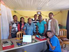 The facilitators and the school founder