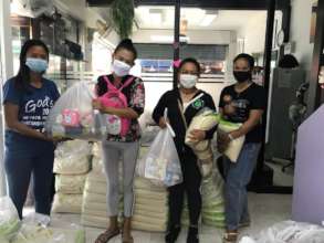 Food distribution to Bargirls in Pattaya