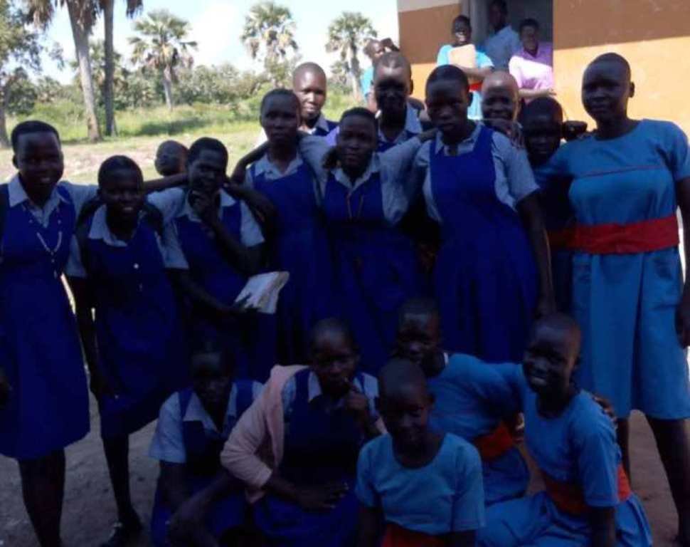 Support for menstrual hygiene for girls in Uganda
