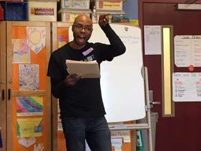 TA Darian Dauchan in the Haiku & Music Program