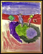 Student artwork from our Haiku Program.
