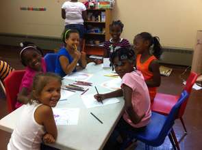 Students in a visual arts workshop at SoBro
