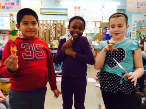 Students in Music & Movement Residency at PS69