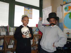 Elementary students in an AFA drama workshop.
