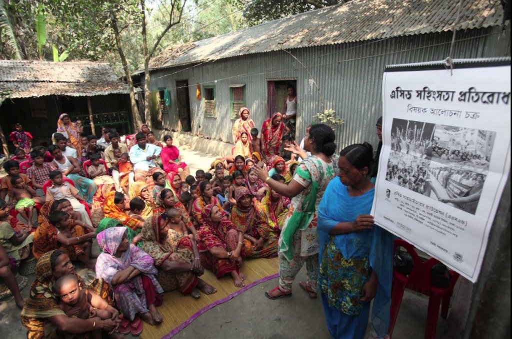 Hospital Care for 350 Acid Victims in Bangladesh