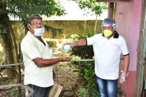 Distribution of Care Package