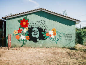 Community Center Una mano para Oaxaca mural