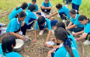 Teamwork life skills used during overnight camping