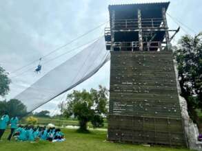 Challenge and fun during lifeskill training camp