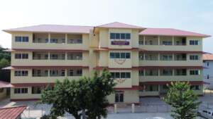 Occupying the new four-story multipurpose building