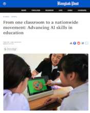DWS in Bangkok Post: advance AI in Thai education