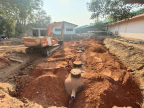 Two donors sponsored a new waste management system