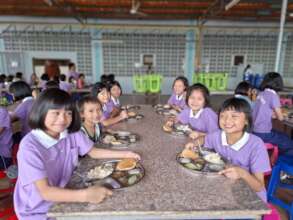 3 meals a day are supported only through donations
