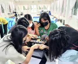 Students integrate computer and engineering skills