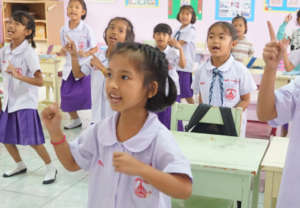 Young Students Enjoying Class