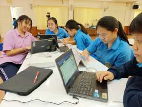 Working in groups to solve Smart Garden challenges