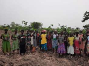 Women with Mango Seedlings