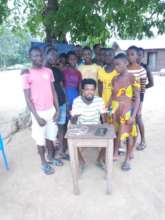Students with Volunteer Teacher