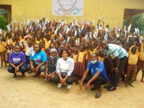 children get tooth paste and brush for dental care