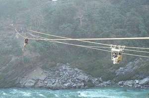 Amazing contrast: dangling or riding in style