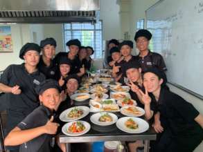 KOTO trainees enjoy a chef training session